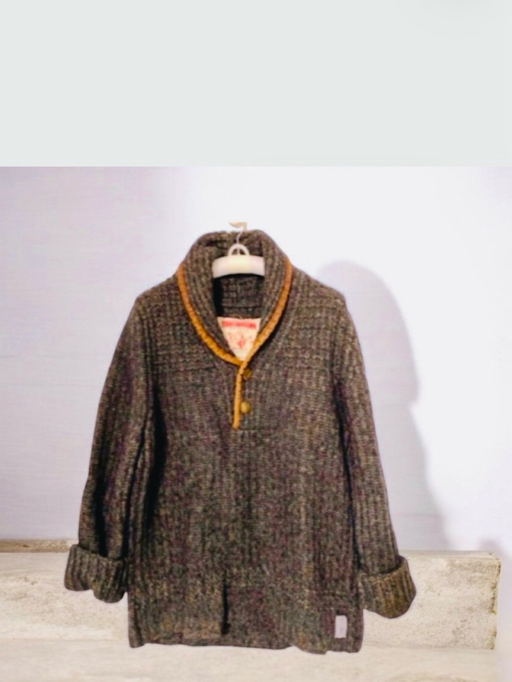 True Religión Wool Alpaca Blend Unisex Oversized Sweater Size M